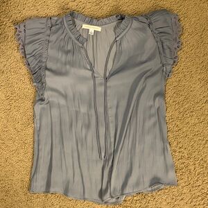 Elegant Blue/Gray Women's Top